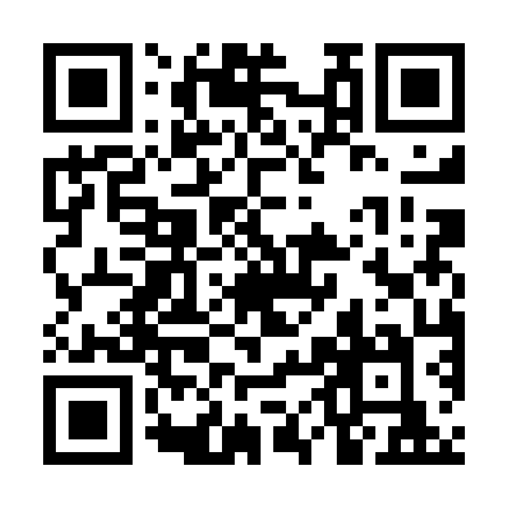 ウェブサイトのQRコード